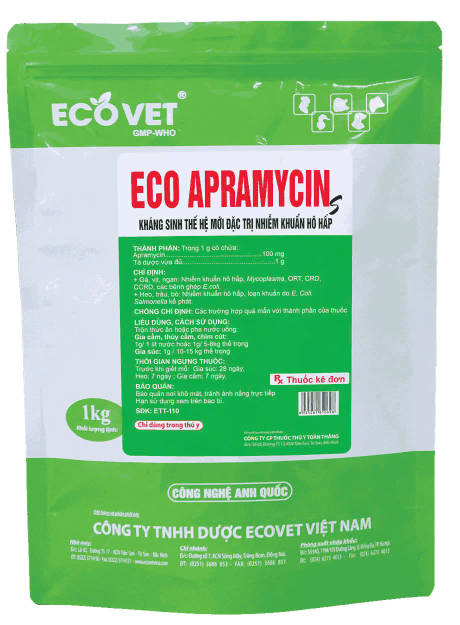 Thuốc bột Eco Apramycin S